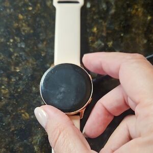 Galaxy Black and Pink Smartwatch